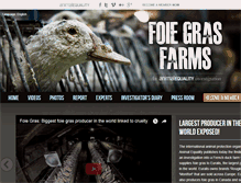 Tablet Screenshot of foiegrasfarms.org